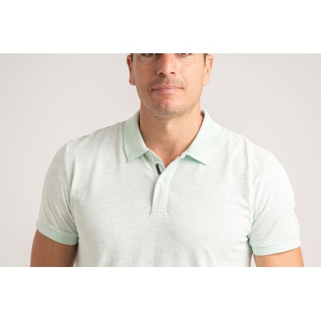 POLO MANGA CORTA "HOJAS"