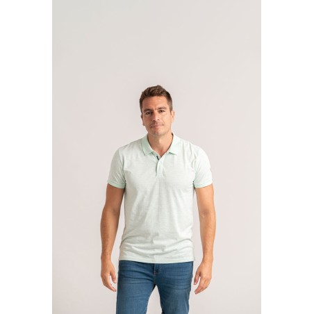 POLO MANGA CORTA "HOJAS"