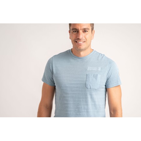 CAMISETAS LISTADO CON BOLSILLO