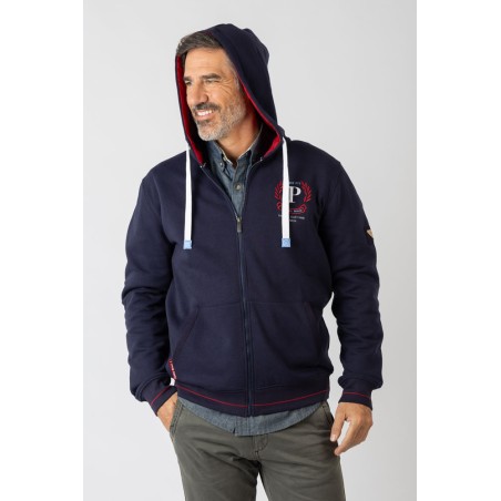 SUDADERA ABIERTA  CON CAPUCHA