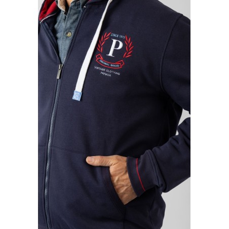 SUDADERA ABIERTA  CON CAPUCHA