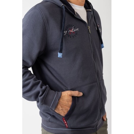 SUDADERA ABIERTA  CON CAPUCHA