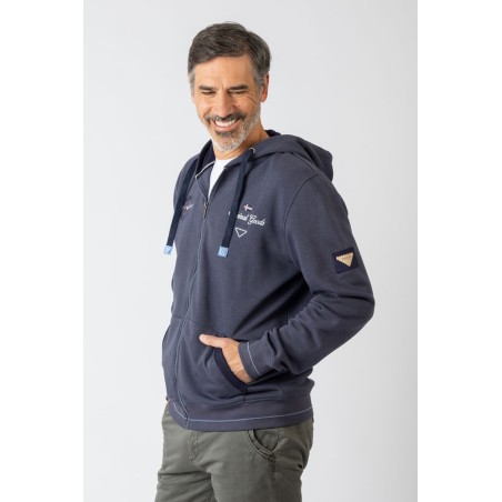 SUDADERA ABIERTA  CON CAPUCHA