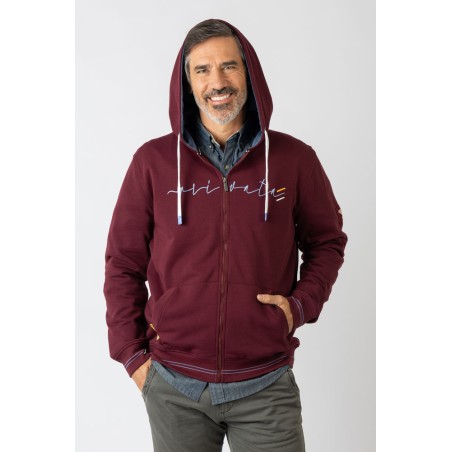 SUDADERA ABIERTA  CON CAPUCHA