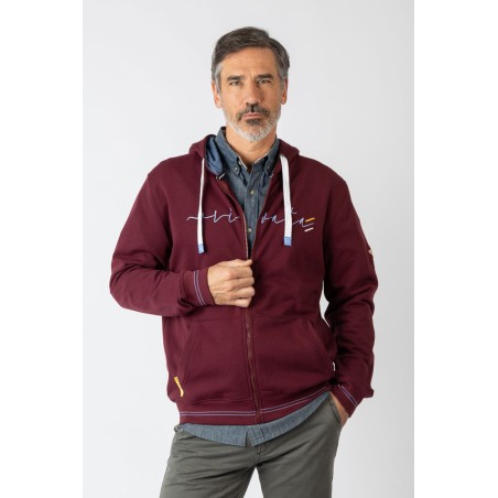 SUDADERA ABIERTA  CON CAPUCHA