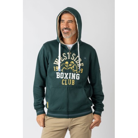SUDADERA ABIERTA  CON CAPUCHA