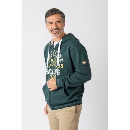 SUDADERA ABIERTA  CON CAPUCHA