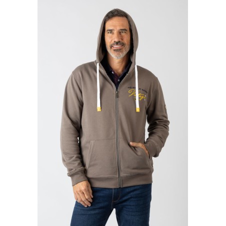 SUDADERA ABIERTA  CON CAPUCHA