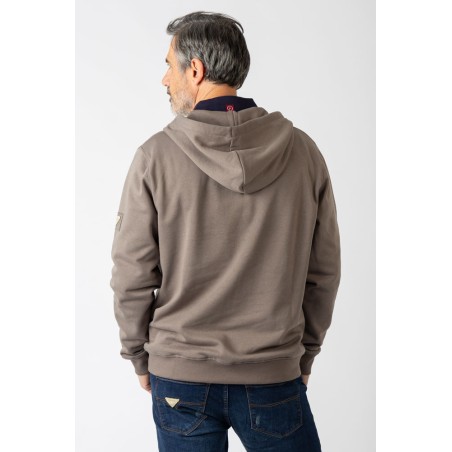SUDADERA ABIERTA  CON CAPUCHA