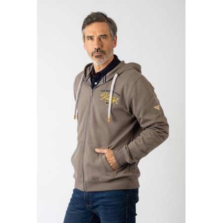 SUDADERA ABIERTA  CON CAPUCHA