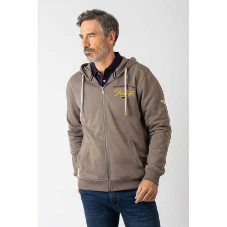 SUDADERA ABIERTA  CON CAPUCHA
