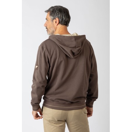 SUDADERA ABIERTA  CON CAPUCHA