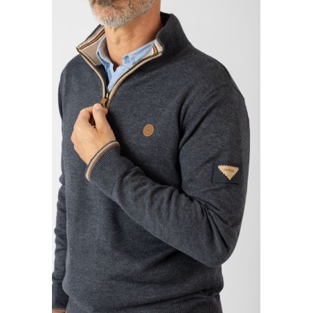 JERSEY BÁSICO PUNTO CUELLO ALZADO