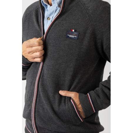 JERSEY  PUNTO ABIERTO CREMALLERA