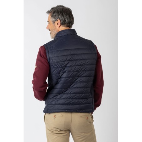 CHALECO BÁSICO CON DISEÑO GUATEADO