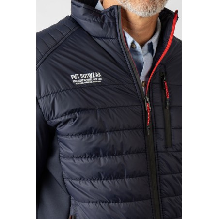 CHAQUETA BÁSICO CON DISEÑO GUATEADO