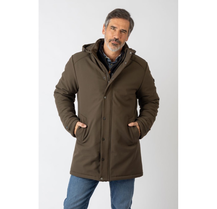 PARKA CON CAPUCHA