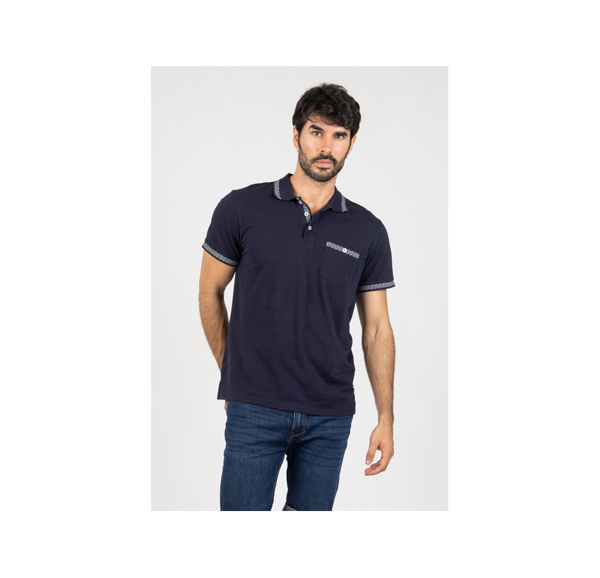 PIQUÉ POLOS WITH POCKET