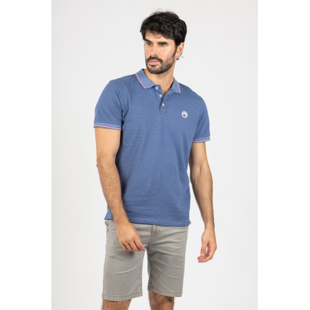TEXTURED SHORT SLEEVE POLO