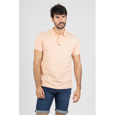 TEXTURED SHORT SLEEVE POLO