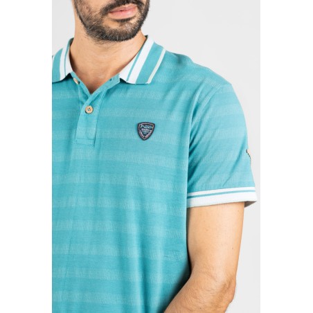 TEXTURED SHORT SLEEVE POLO
