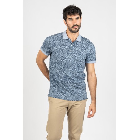PRINTED SHORT SLEEVE POLO