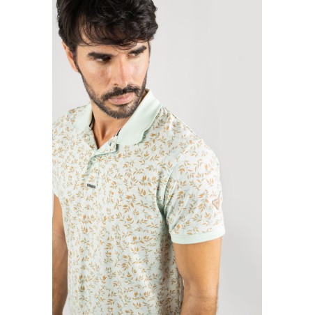 PRINTED SHORT SLEEVE POLO