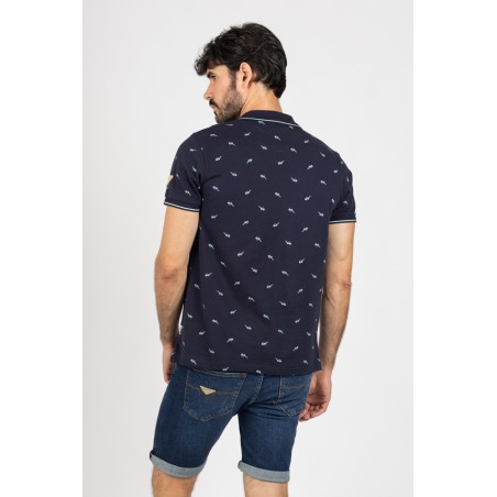 PRINTED SHORT SLEEVE POLO