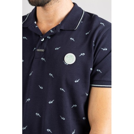 PRINTED SHORT SLEEVE POLO