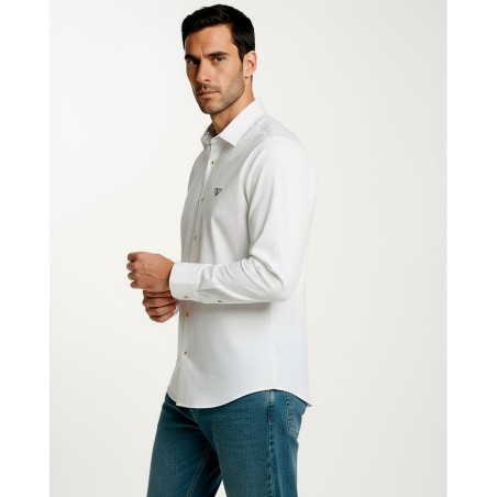 CAMISA BÁSICA BLANCA SLIM