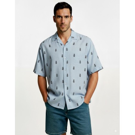 CAMISA MANGA CORTA HAWAIANA