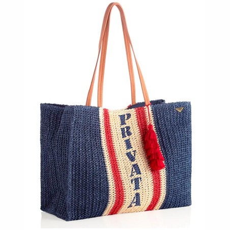 BOLSO FIBRAS VEGETALES ROJO