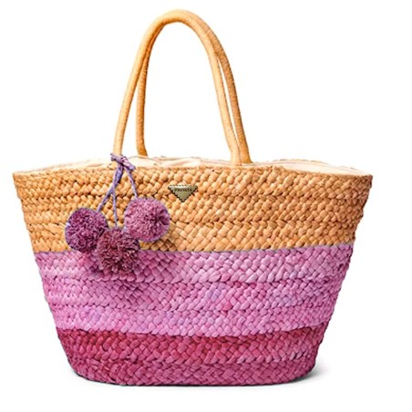 CESTA PLAYA COMBINACION ROSA