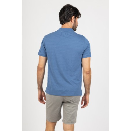 TEXTURED PIQUÉ POLOS WITH POCKET