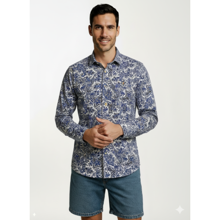 CAMISA SLIM ESTAMPADO
