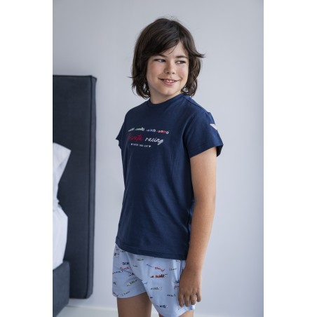 PIJAMA PUNTO LISO-PIJAMA PUNT LLIS-BOY'S PAJAMAS