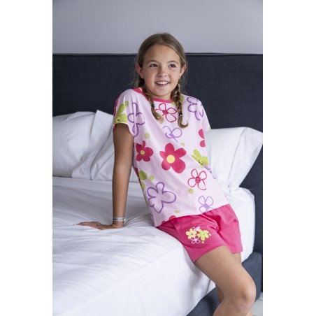 PIJAMA PUNTO LISO-PIJAMA PUNT LLIS-GIRL'S PAJAMAS