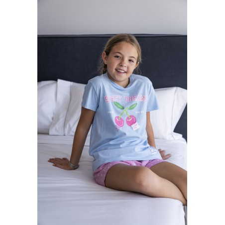 PIJAMA PUNTO LISO-PIJAMA PUNT LLIS-GIRL'S PAJAMAS