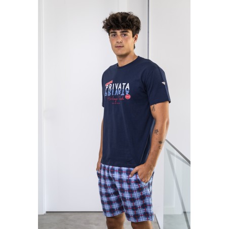 PIJAMA PUNTO LISO-PIJAMA PUNT LLIS-MEN'S PAJAMAS