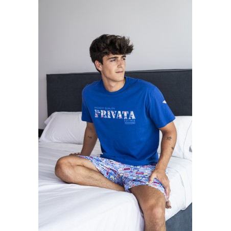 PIJAMA PUNTO LISO-PIJAMA PUNT LLIS-MEN'S PAJAMAS