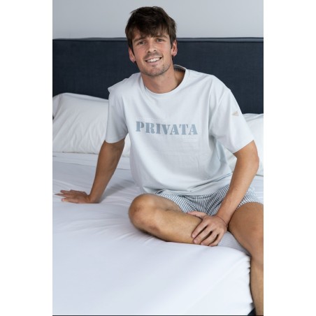 PIJAMA PUNTO LISO-PIJAMA PUNT LLIS-MEN'S PAJAMAS