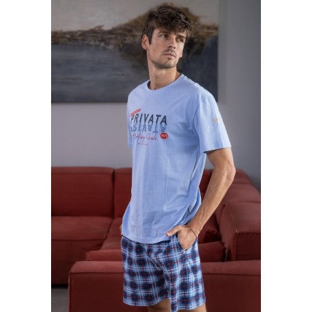 PIJAMA PUNTO LISO-PIJAMA PUNT LLIS-MEN'S PAJAMAS