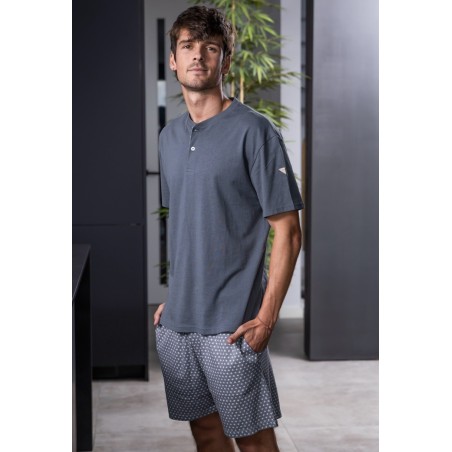 PIJAMA PUNTO LISO-PIJAMA PUNT LLIS-MEN'S PAJAMAS