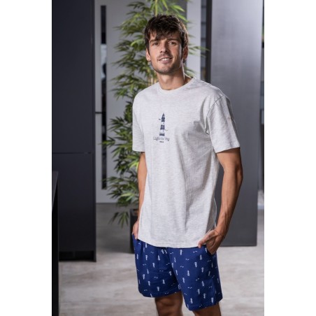 PIJAMA PUNTO LISO-PIJAMA PUNT LLIS-MEN'S PAJAMAS