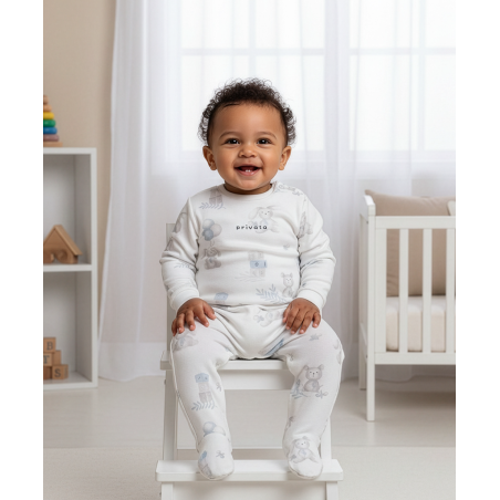 Pelele de bebé niño de terciopelo-Pelele de nadó nen de vellut-Baby boy velvet romper