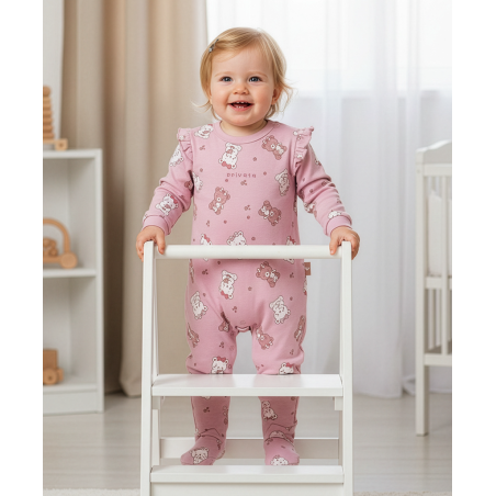 Pelele de bebé niña de algodón-Pelele de nadó nena de cotó-Baby girl cotton romper