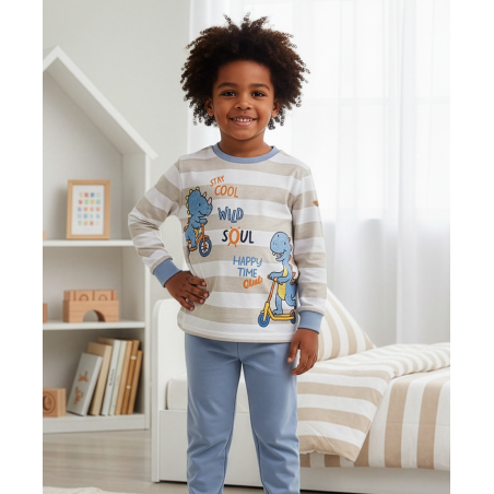 Pijama infantil de niño de interlock-Pijama infantil de nen d’interlock-Boys’ interlock pyjamas