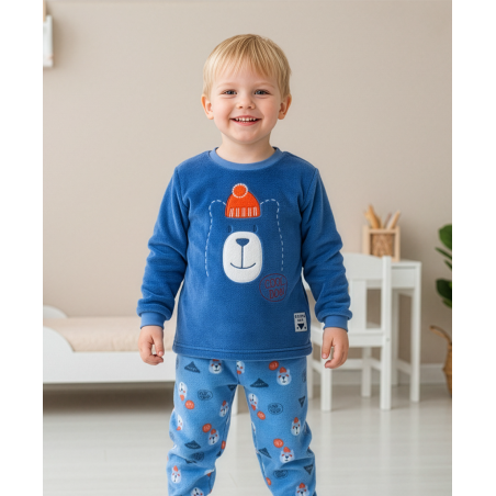 Pijama infantil de niño de coralina-Pijama infantil de nen de coralina-Boys’ coral fleece pyjamas