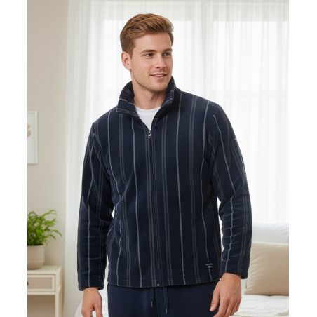 Bata de caballero de coralina-Bata d’home de coralina-Men’s coral fleece robe