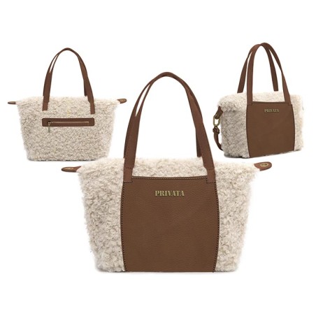 Bolso borreguito Marrón